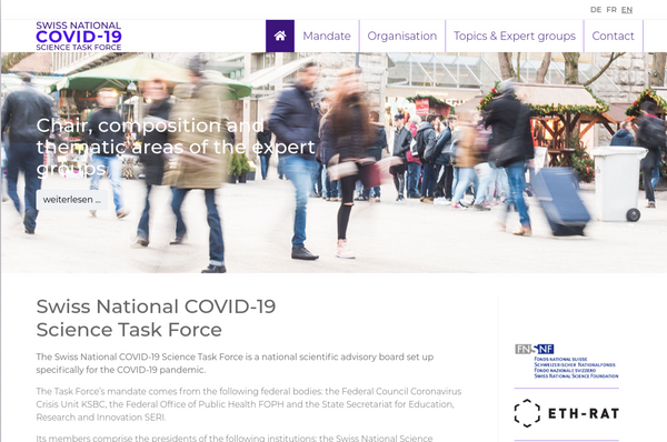 Switzerland initiated COVID-19 Science Task Force