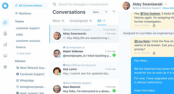 Chatwoot is an Open Source Self-hosted Customers Messaging System