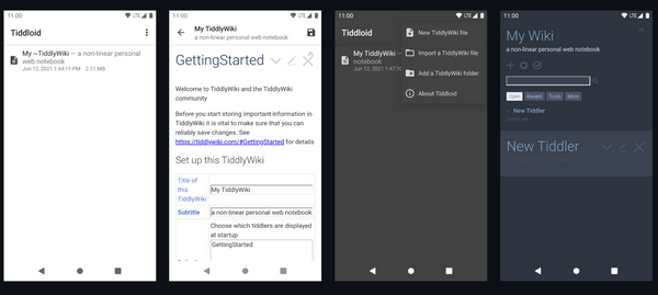 Tiddloid Lite: Enjoy your TiddlyWiki on Android