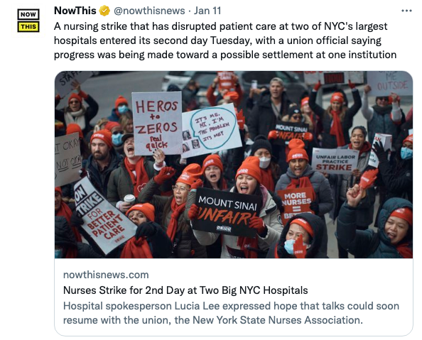 NYC Nurses (#NursesStrike) Strike is Over, Yet Leaves a Mark, Twitter Magazine.
