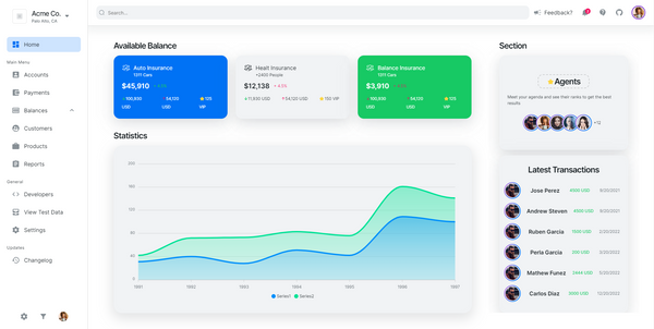 12 Best Free Next.js Dashboard Admin Templates