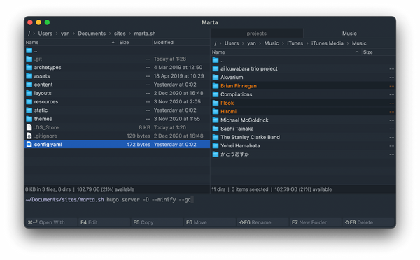 Marta: Productivity Booster File Manager for macOS