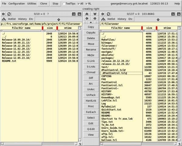 FileRunner: A Powerful Two Pane File Manager for Unix and Unix-like Systems