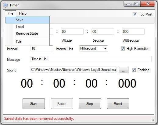 Free Countdown Timer and Stopwatch Timer App for Windows