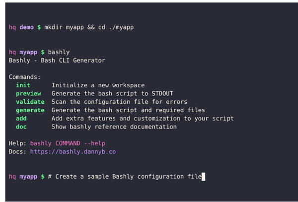 Bashly: Create Feature-Rich Command-line in Mins