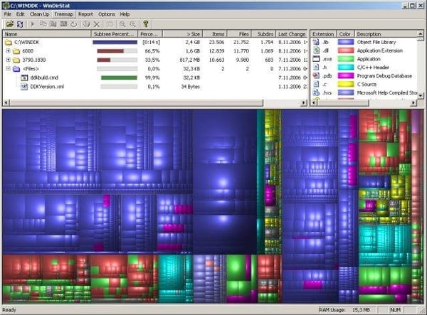 WinDirStat is a Free Disk Usage Statistics Viewer and Cleanup Tool for Windows