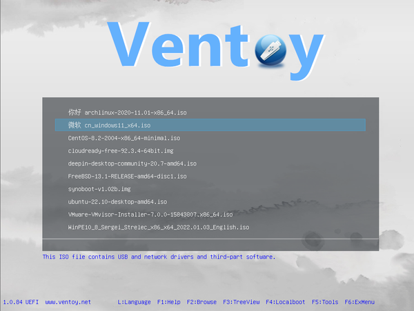 Ventoy is an Open-source New Bootable USB Solution