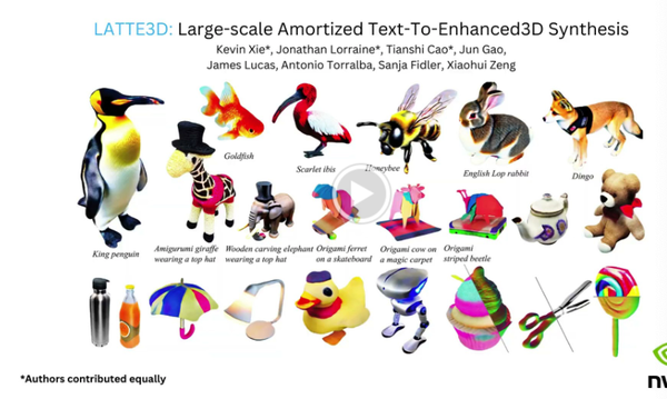 رائع: شركة NVIDIA تكشف عن نموذج الذكاء الاصطناعي LATTE3D الذي يحول النص إلى طابعة ثلاثية الأبعاد