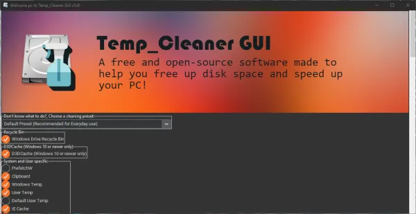 Free Up Disk Space with Temp_Cleaner GUI: A Must-Have Tool for Every Home User