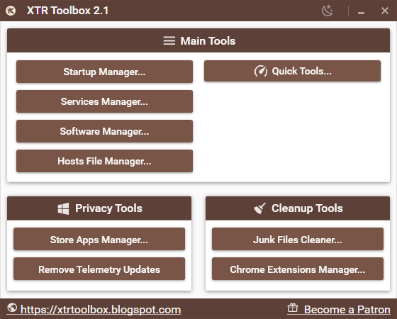 XTR Toolbox: The Ultimate Open-source Free Alternative for Windows CCleaner to Speed up your PC