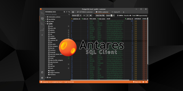 Introducing Antares SQL Client: A Powerful, Free, and Cross-Platform Tool for Developers