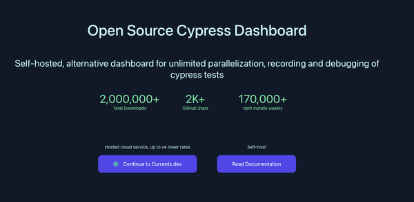 Sorry Cypress is a Self-hosted Open-source Test Automation and Free Cypress Dashboard Alternative