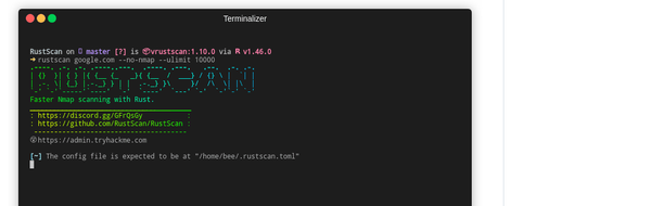 RustScan: Scan 65k ports in 3 Seconds, Your Fast Rust-based Alternative to Nmap - (Linux, Windows and macOS)