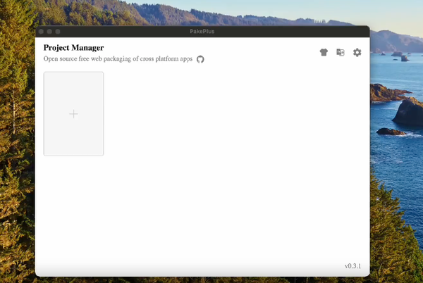 PakePlus-iOS: Turn any Webpage into a Desktop or Mobile App