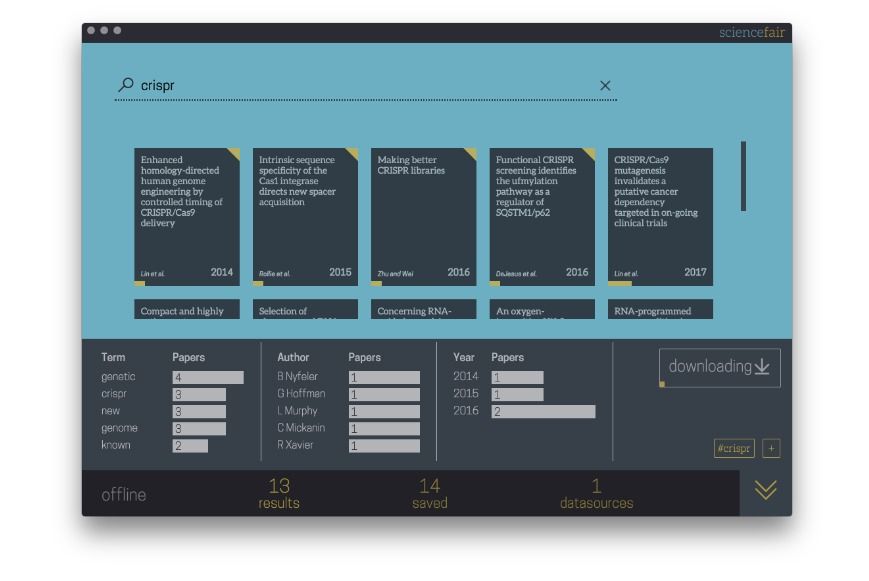 ScienceFair: An Innovative Decentralized Open source Tool for Researchers