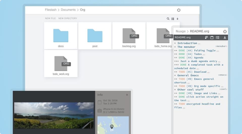 Filestash is an open-source web file manager and Dropbox alternative