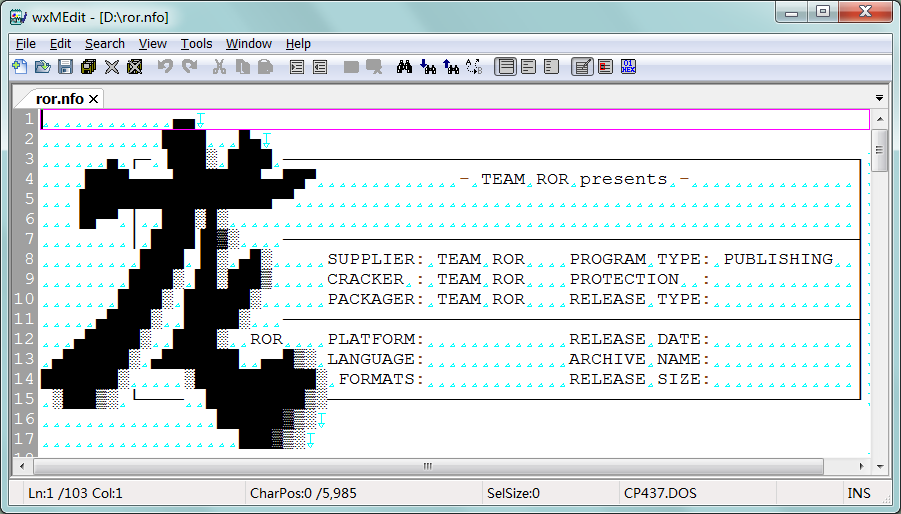 wxMEdit is a Free Cross-Platform Text/Hex Editor