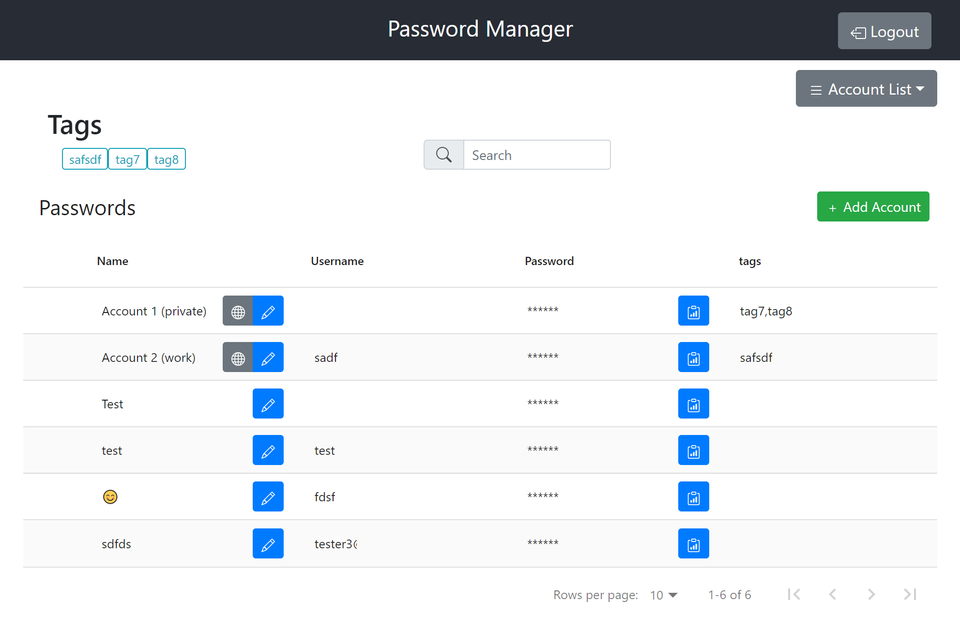 Modern Password Manager - Free Self-hosted Password Manager with Google Chrome Support