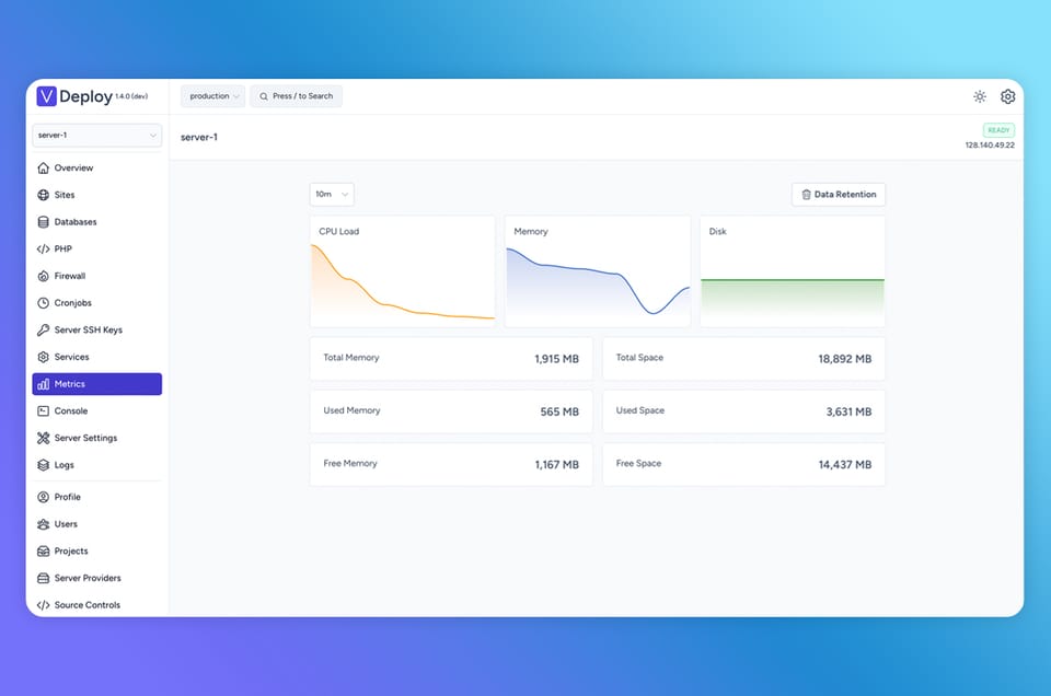 VitoDeploy: Free Deployment and Server Management System Built with Laravel