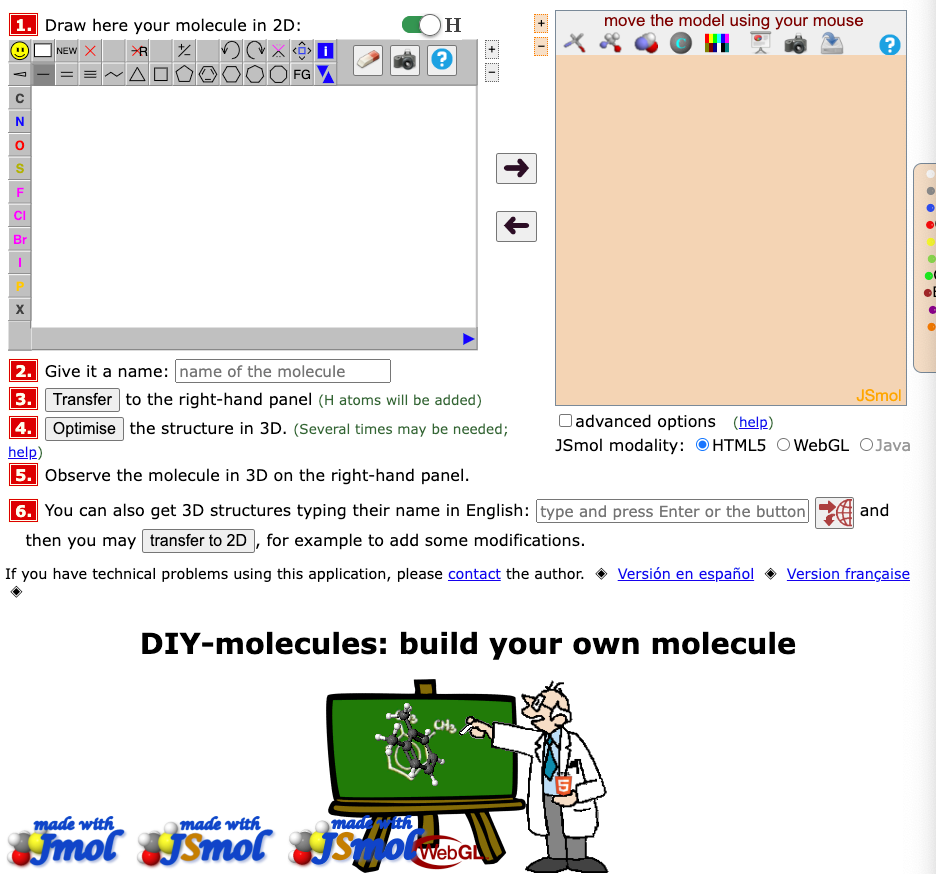 JSME Molecular Editor: A Free Simple Tool for Drawing Chemical Structures